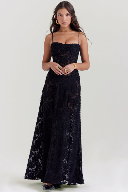 Lace Maxi Dress™ - Elegance and Femininity