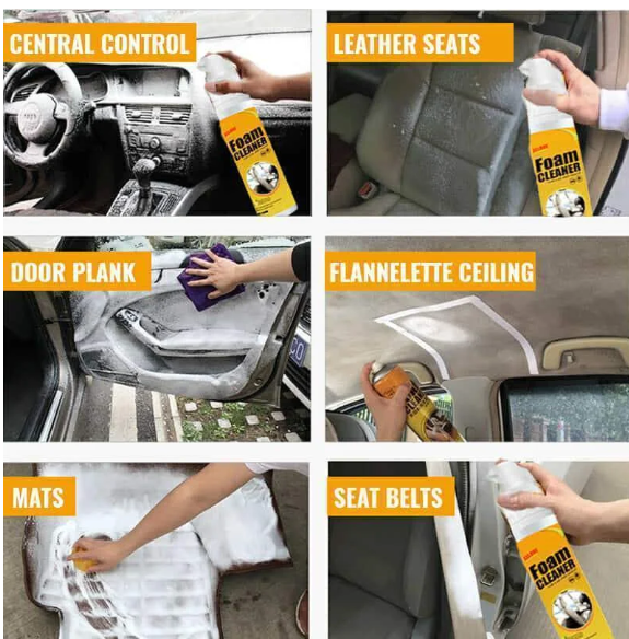 Multi-purpose Foam Cleaner™ - Revives Car Interiors & Home Appliances