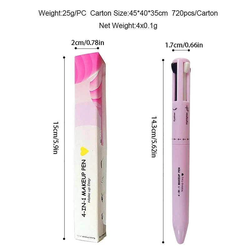 4-In-1 Makeup Pen™ (BUY 1 GET 1 FREE) - Twist Up, Glow Effortlessly